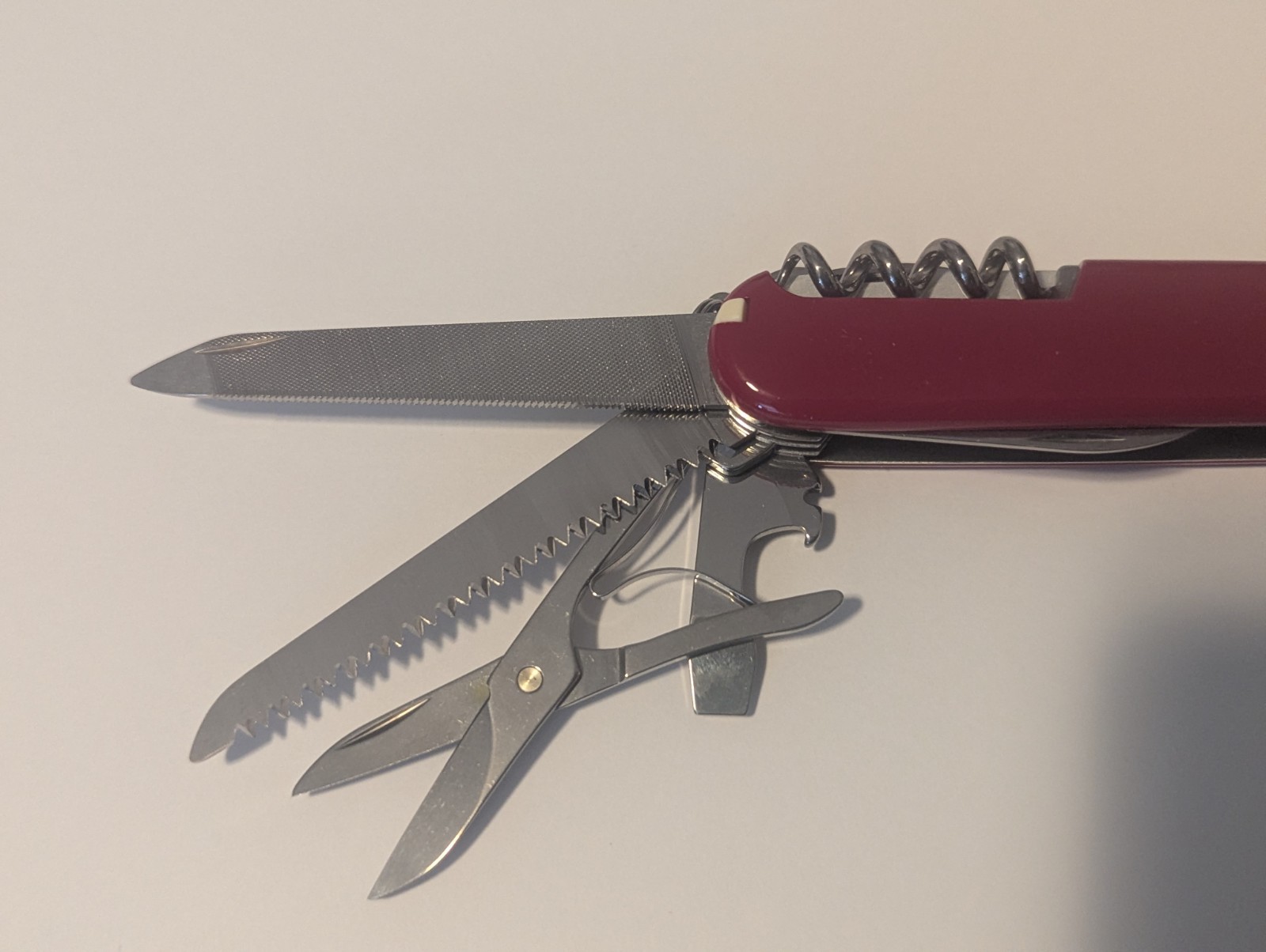 Victorinox Ranger Swiss Army Knife Red 91mm Multi-Tool EDC Knife Saw Scissors