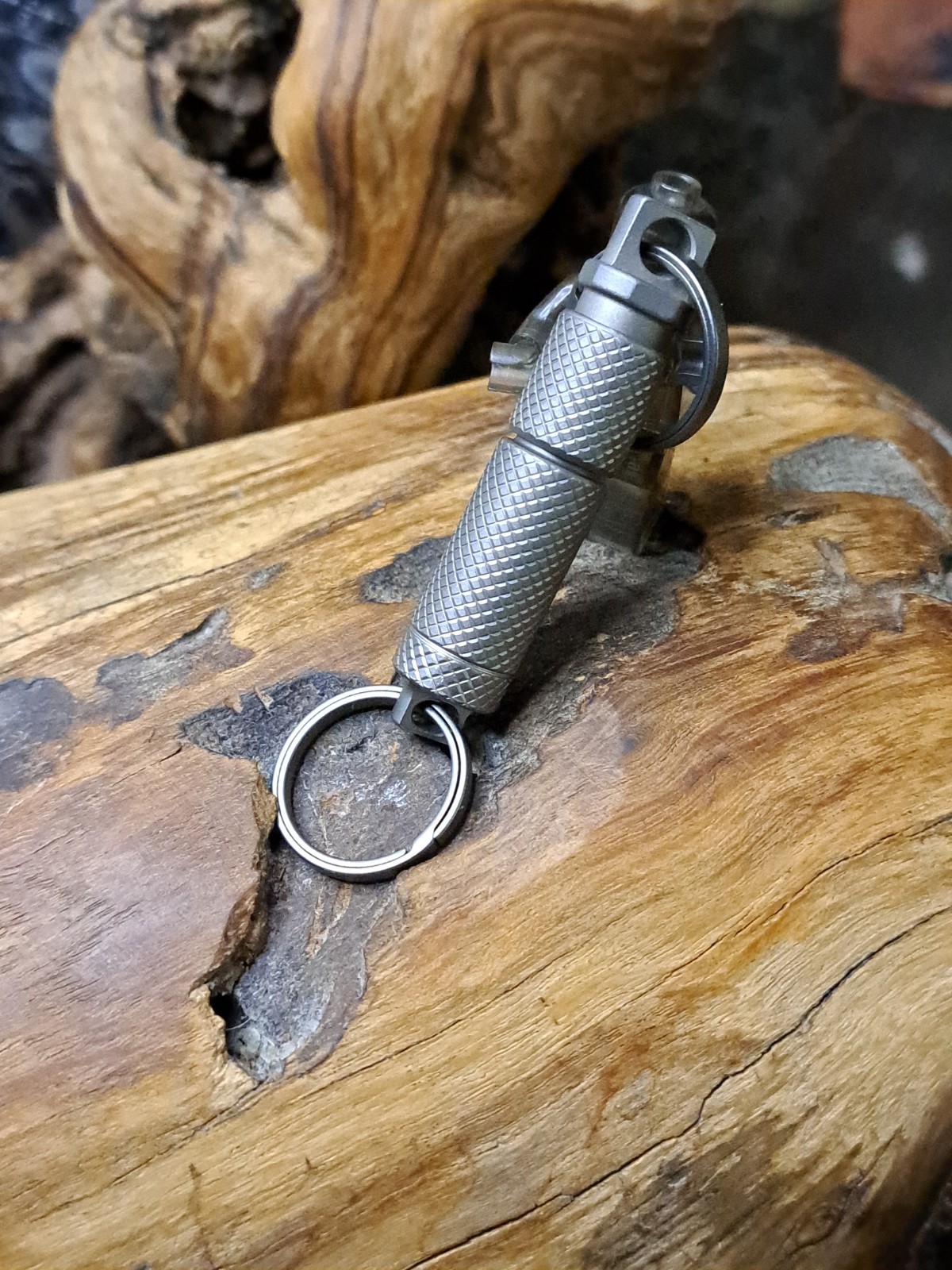 Pro Series Titanium Quick-Release Multi-Tool Swivel Box Opener Pill Fob