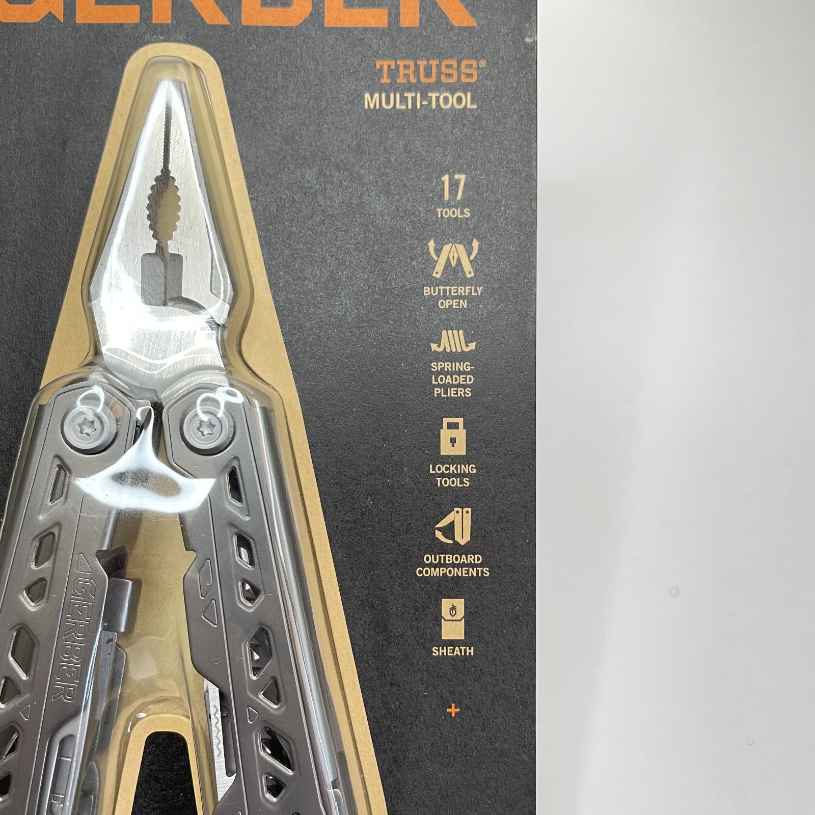 BRAND NEW! Gerber Truss Multi-Tool: Features 17 Distinct Tools (31-003304)