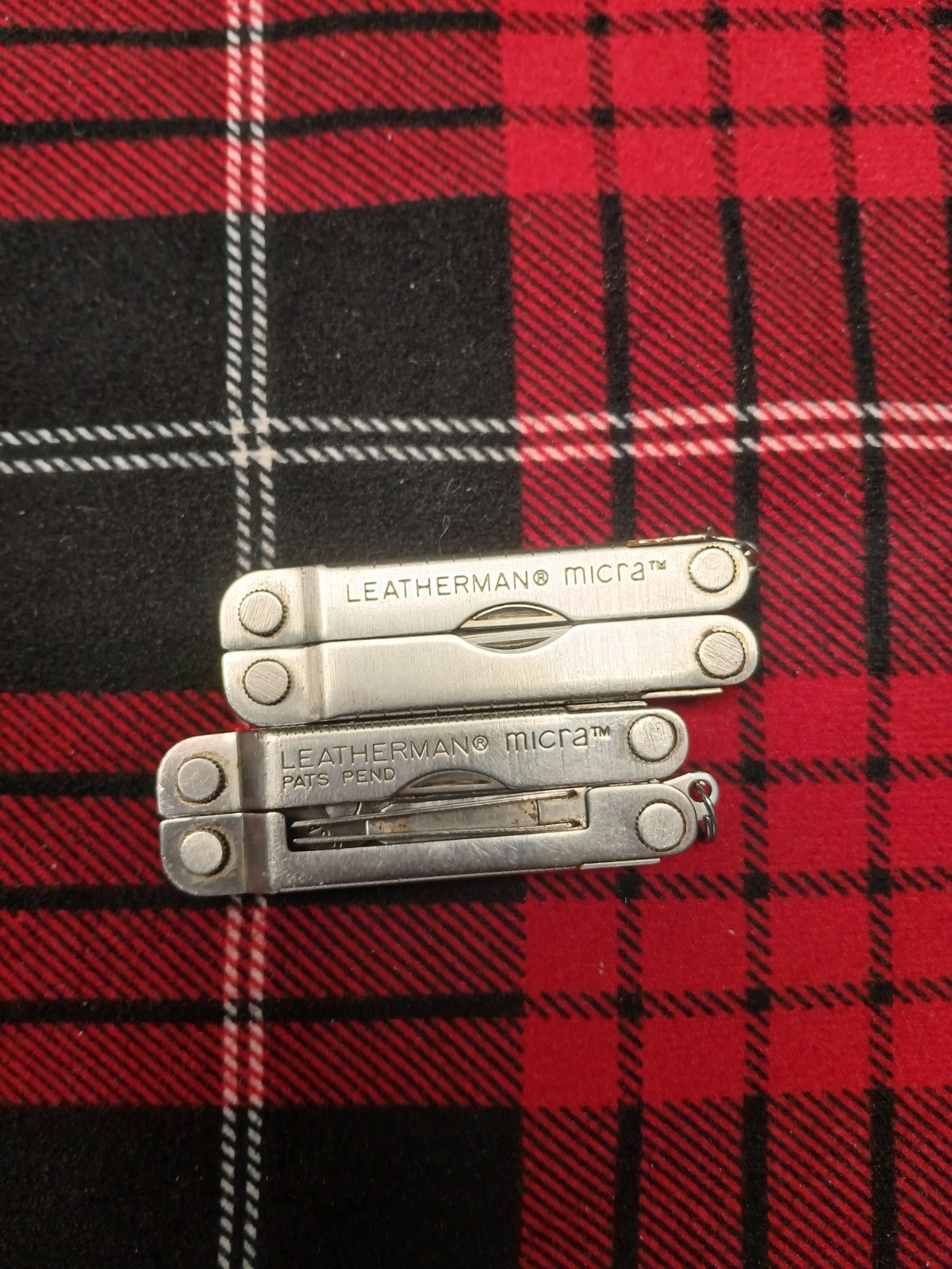 Lot of 2 Leatherman Micra’s Compact Key Chain multi-Tools