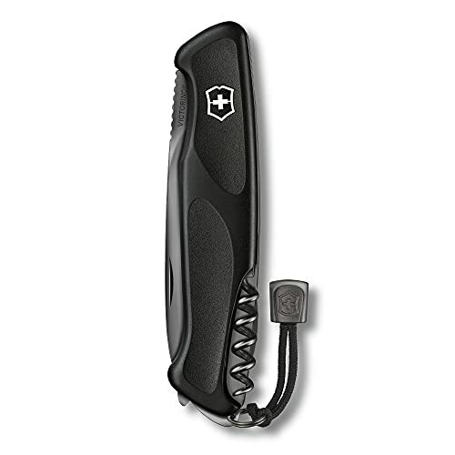 VICTORINOX Knife Camp Ranger Grip 55 Onyx Black Guarantee 0.9563.C31P Large