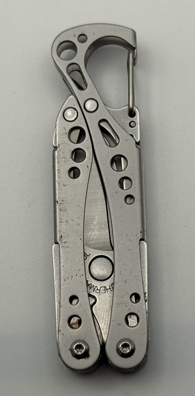 Retired Leatherman Style CS Multi Tool Knife File Scissor Carabiner Discontinued
