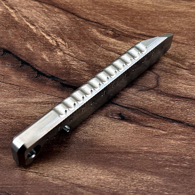 TITANER Titanium Pry Bar Crowbar Multi Tools Ruler Bottle Opener Outdoor EDC