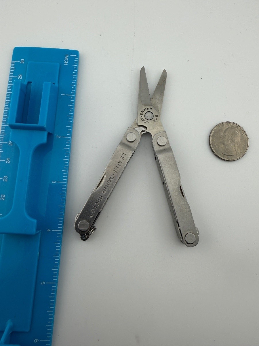 Leatherman Micra Keychain Multi-Tool Stainless Steel Compact 2.5in Closed