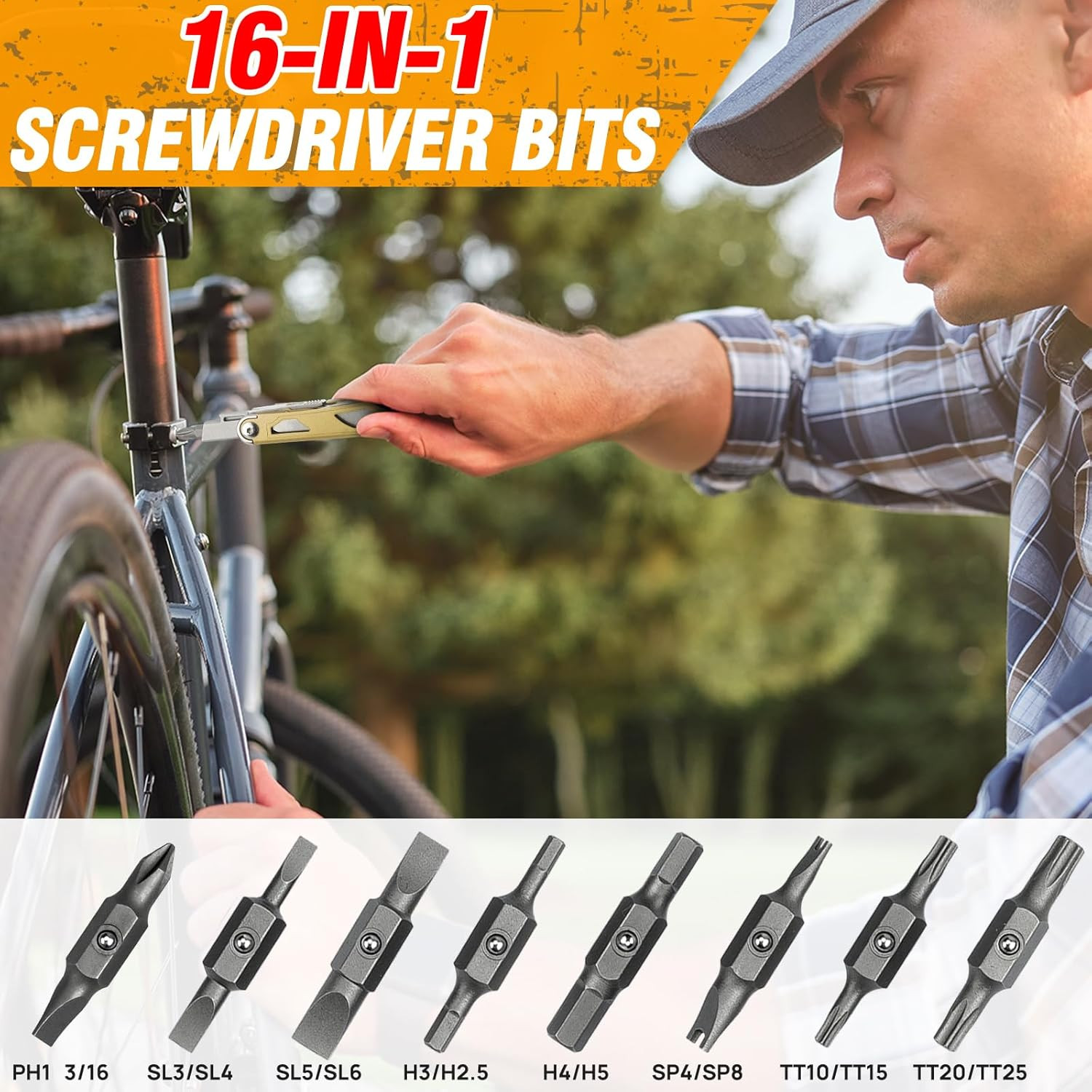 Multitool Pliers Pro BI2045, 31-In-1 Stainless Steel Multi Tool with Replaceable