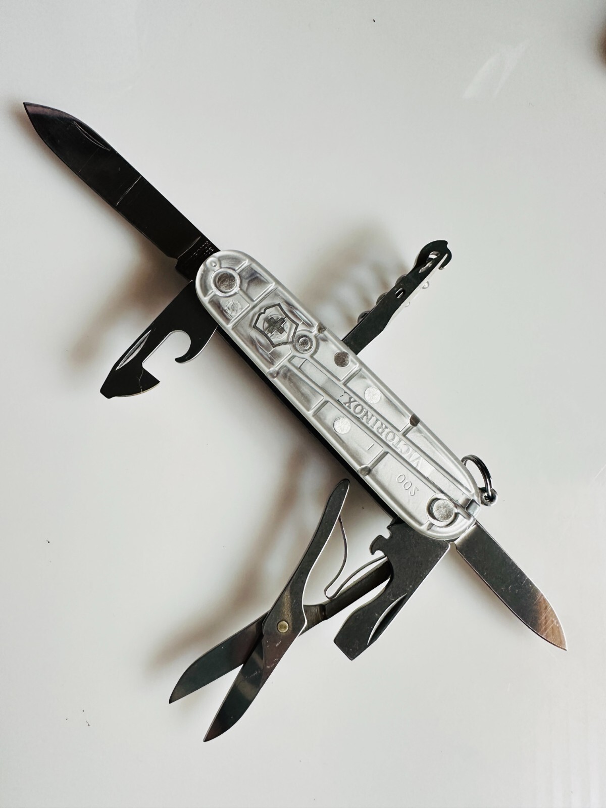 Victorinox 91mm Translucent Clear CLIMBER Multi Tool Pocket Knife