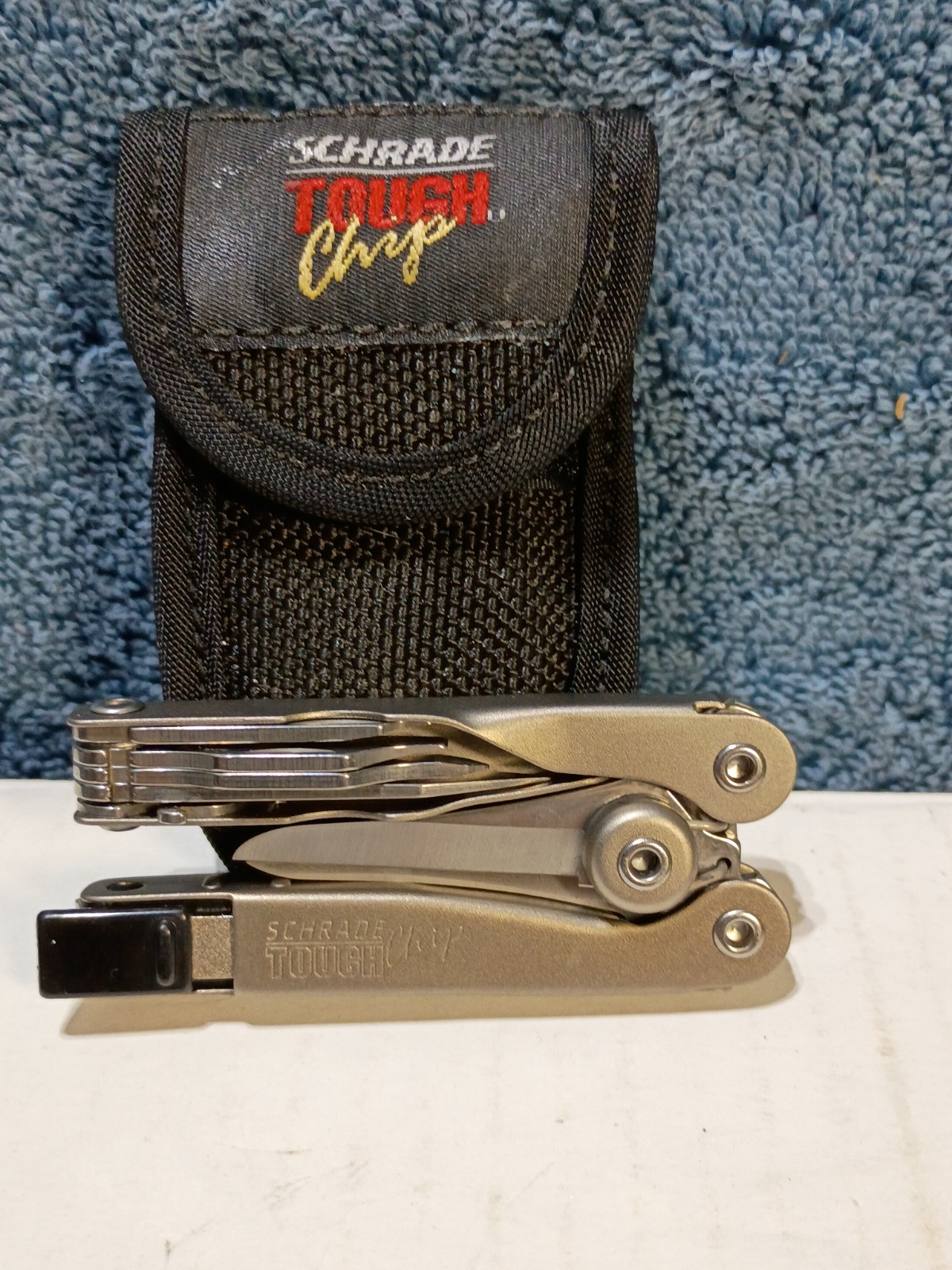 Schrade Tough Chip Compact Multi-Tool Cutters Knife Folding EDC Tool USA