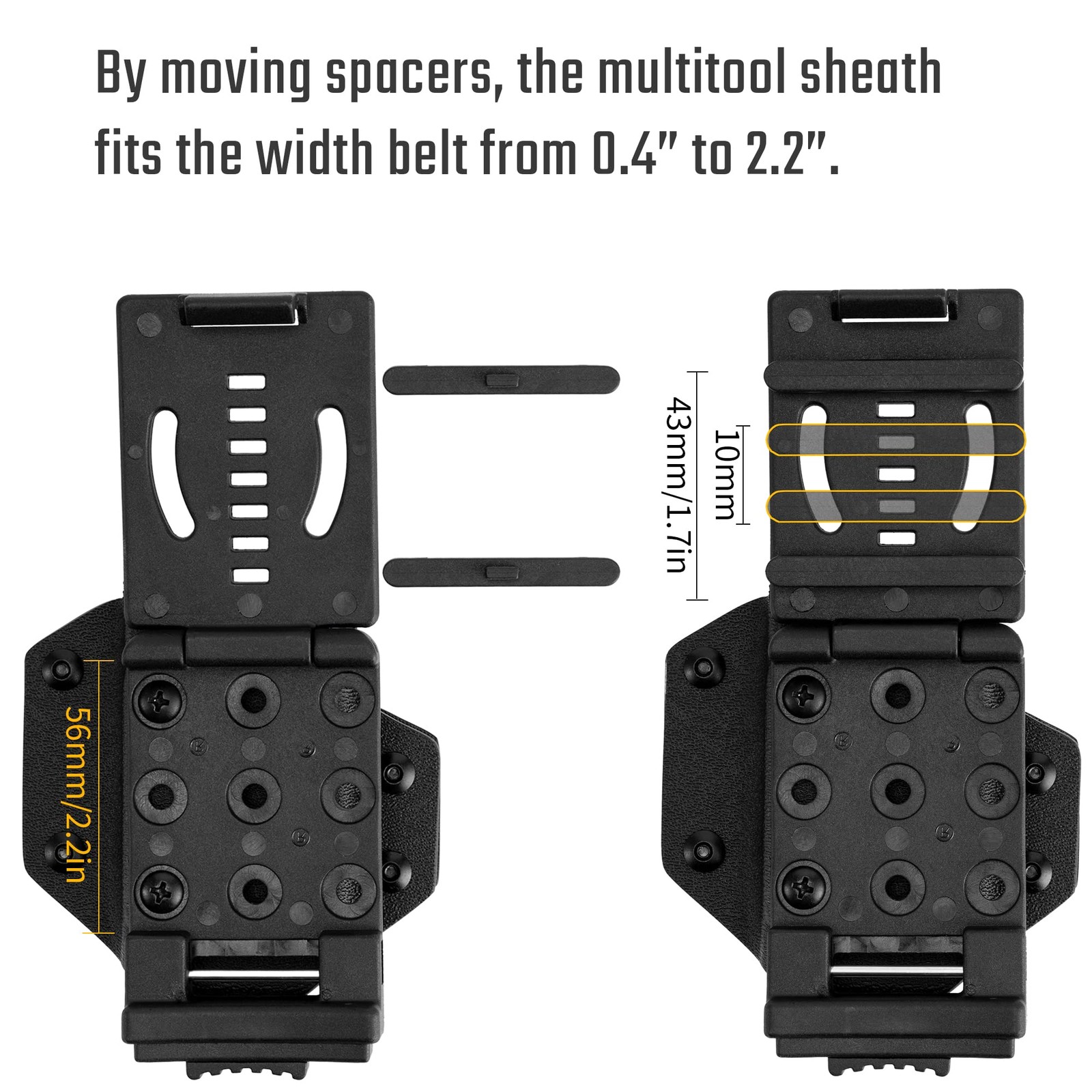 TACTICAL GEEK TX1 Multi-Tool Sheath, EDC Multi Tool Sheath Holder Holster, Ad…