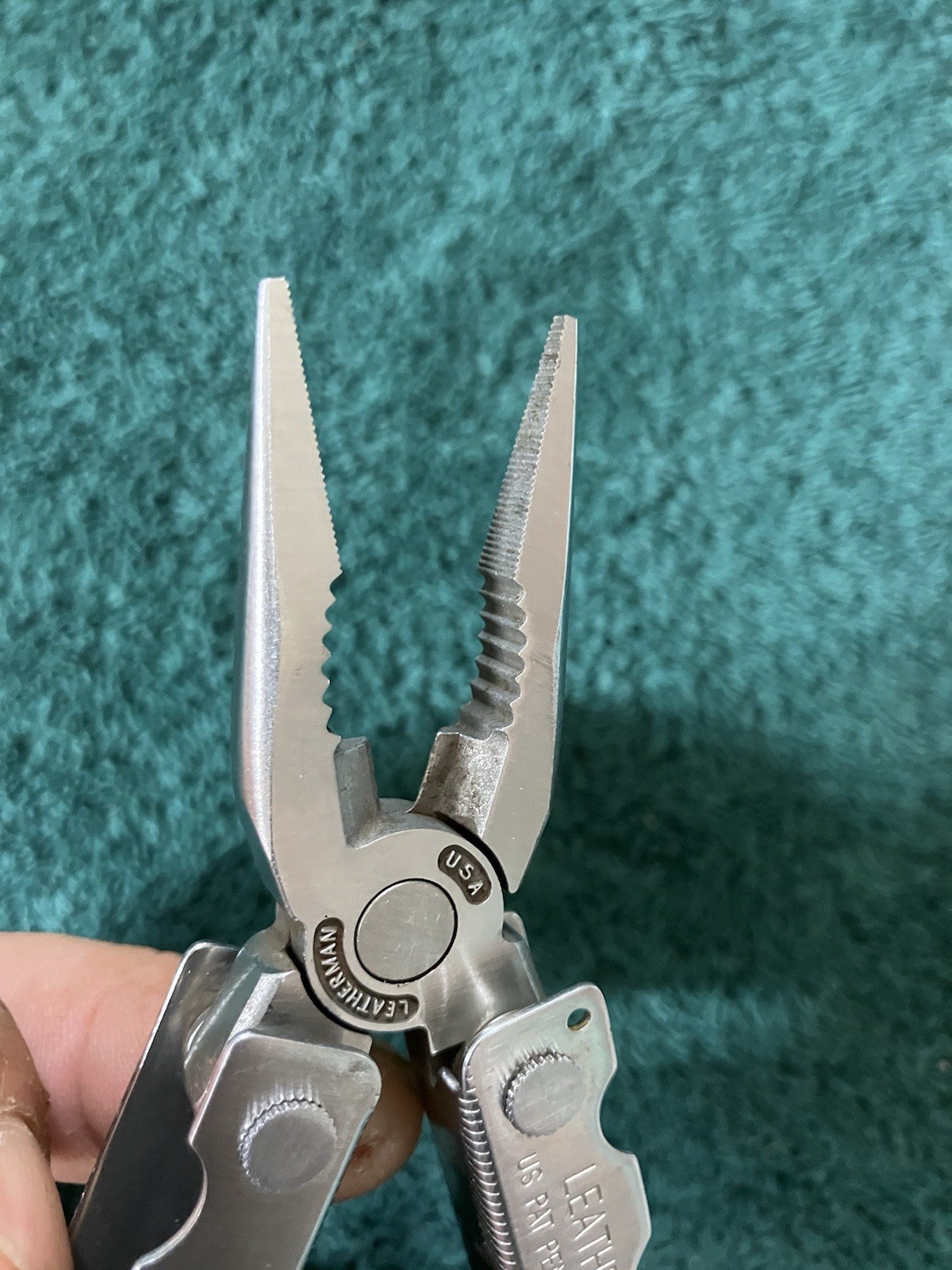 Leatherman MINI TOOL multitool. US PAT PEND on One Side 1986-88