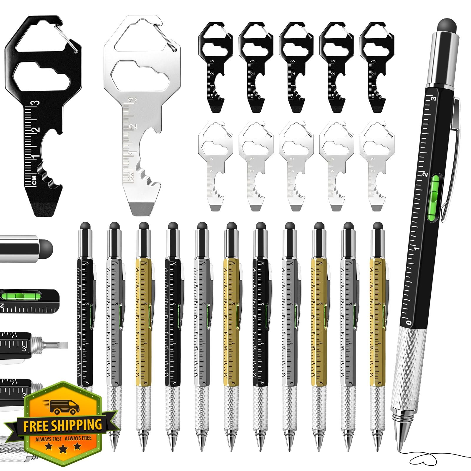 HOFASON 6-in-1 multitool pen 24pk