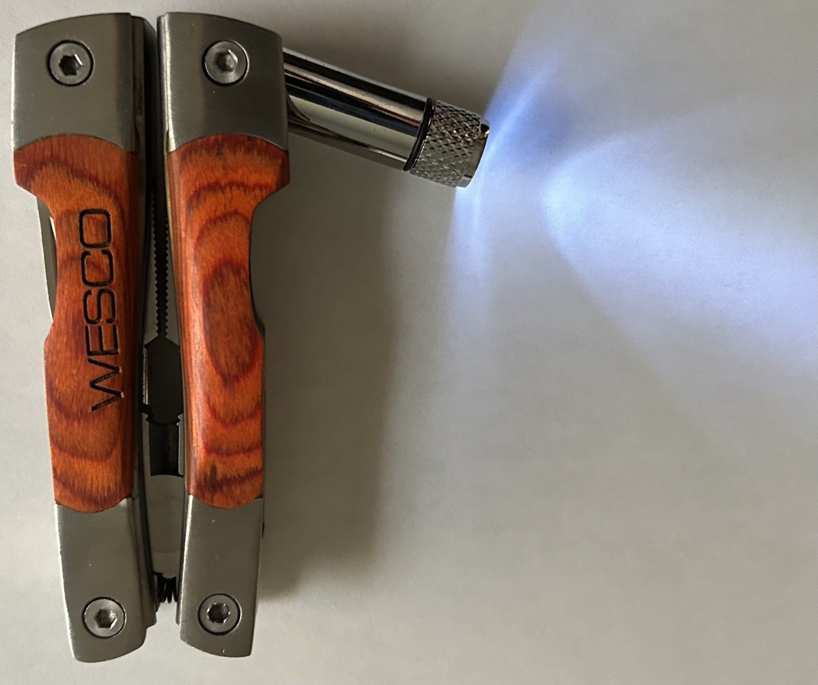 Stainless Steel 2CR Multi Tool 12 Tools Wood/Stainless New FREE SHIPPING!