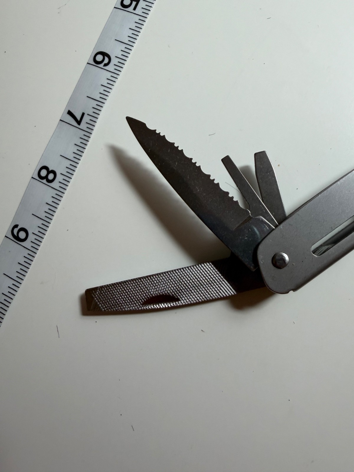 Ozark Trail Multi Tool Pliers Stainless Steel Folding Knife + Nylon Sheath Camp