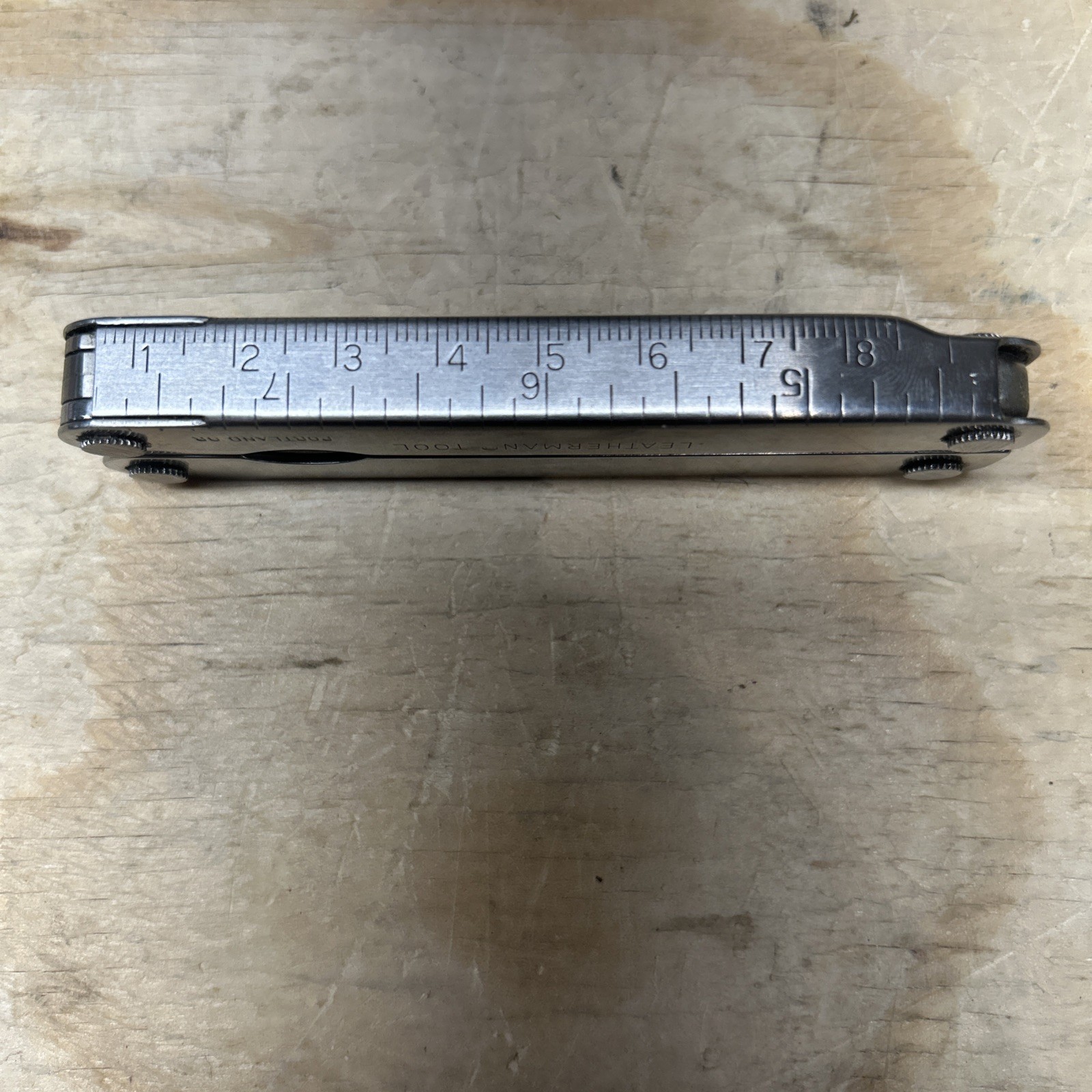 Original Leatherman PST POCKET SURVIVAL TOOL Vintage With Sheath Stainless Steel