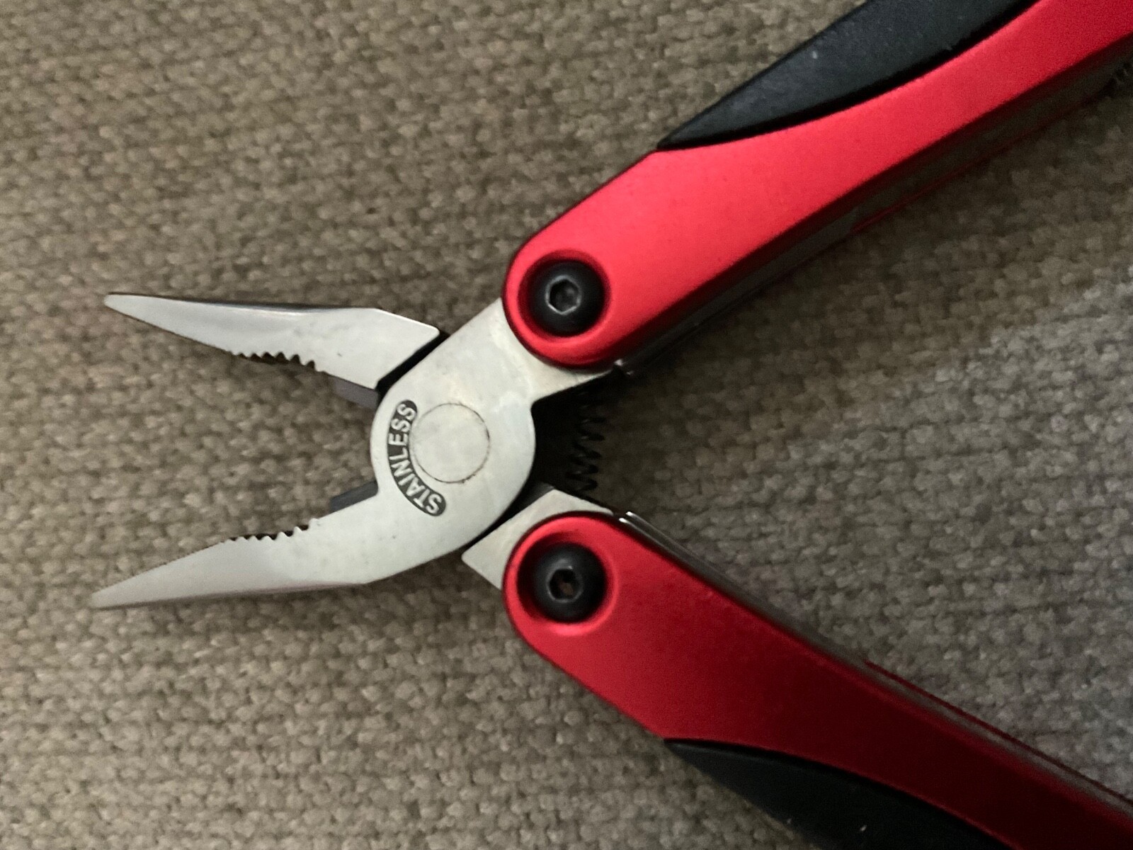 Sheffield Multi-Tool Stainless Pliers + Box Cutter & Utility Pouch See Pics