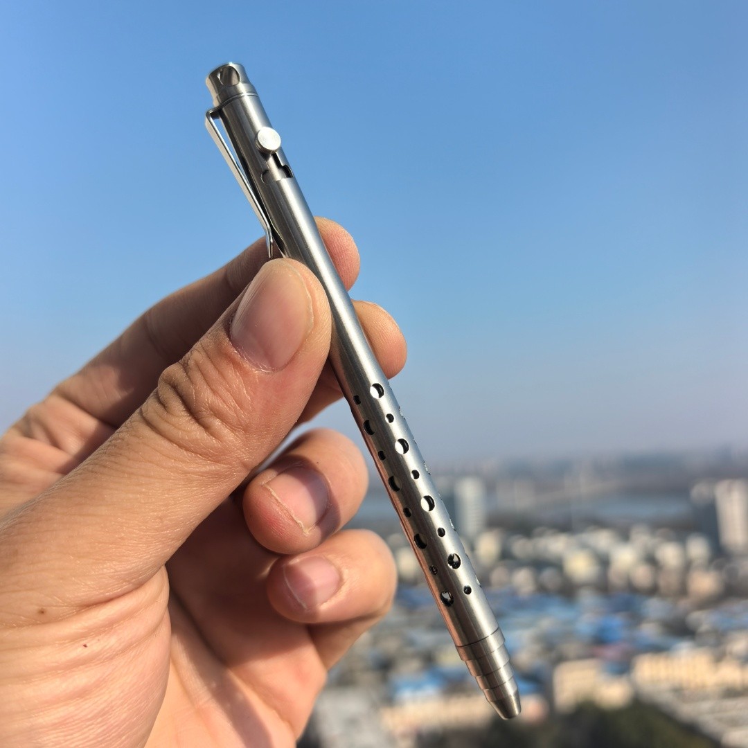 Lightweight Titanium alloy signature pen Tactical EDC Tool