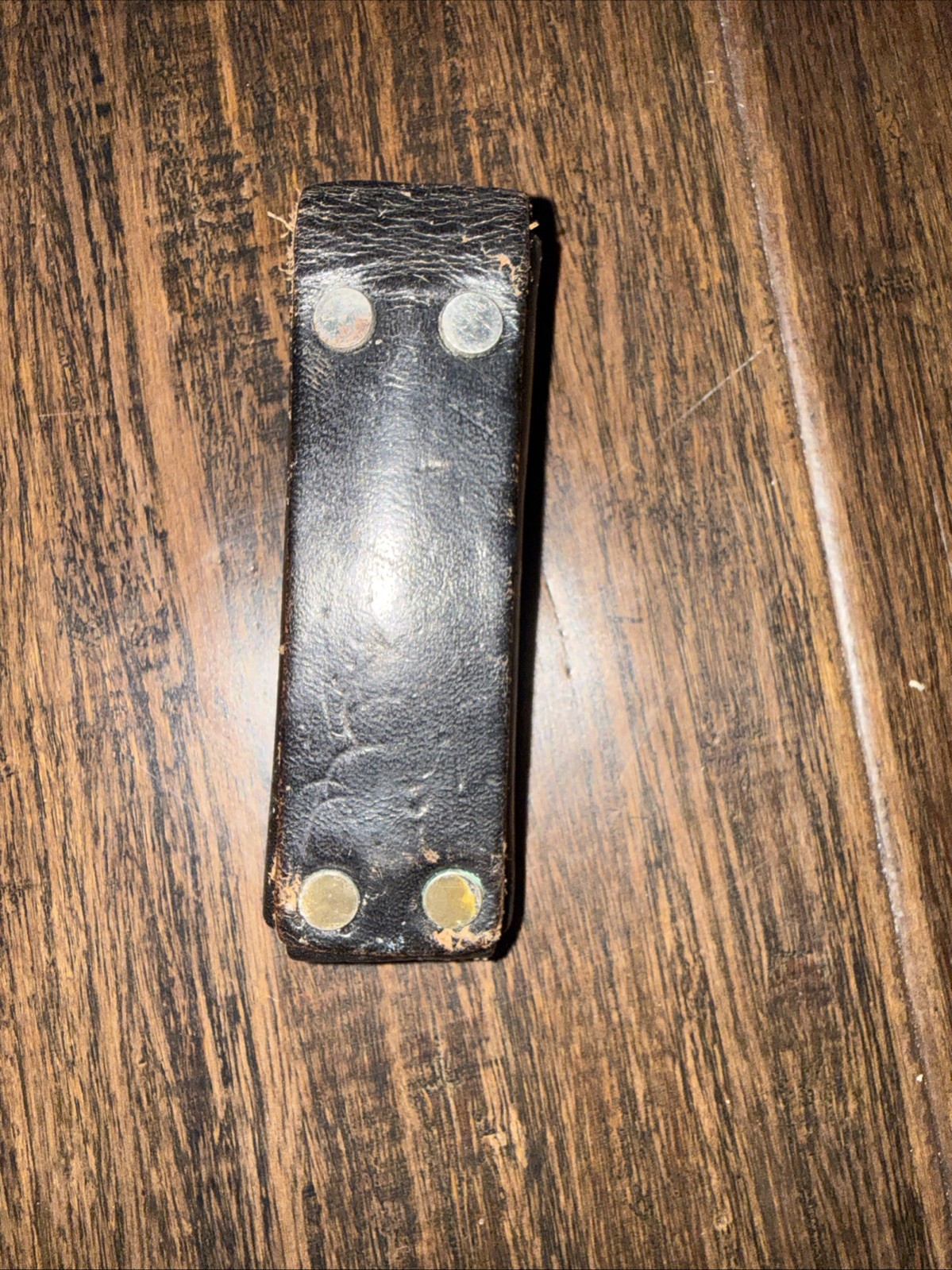 Leatherman Original Black Leather Belt Sheath ONLY – 4” Tool Case- Vintage