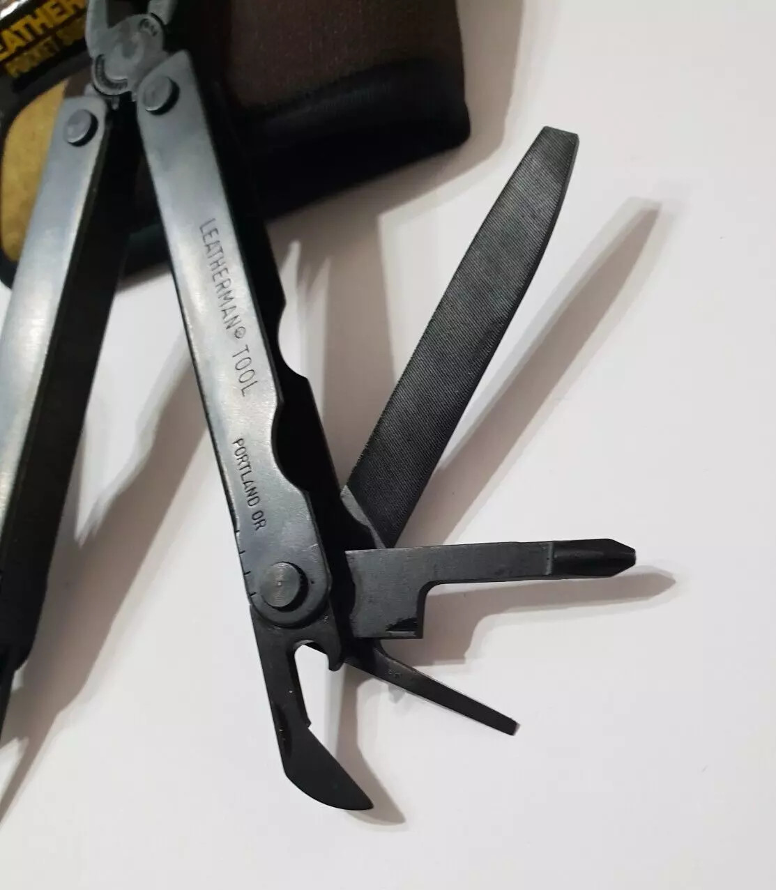 🔥 Leatherman PST Black Rare Camo Sheath Retired Multi Tool Collectable