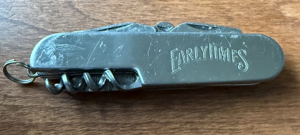 “Early Times Bourbon Whiskey” Multi-Tool Utility Pocket Knife