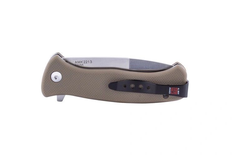 Al Mar Mini SERE 2020 Folding Knife Combo 3.0″ SS Steel Blade Coyote FRN Handle
