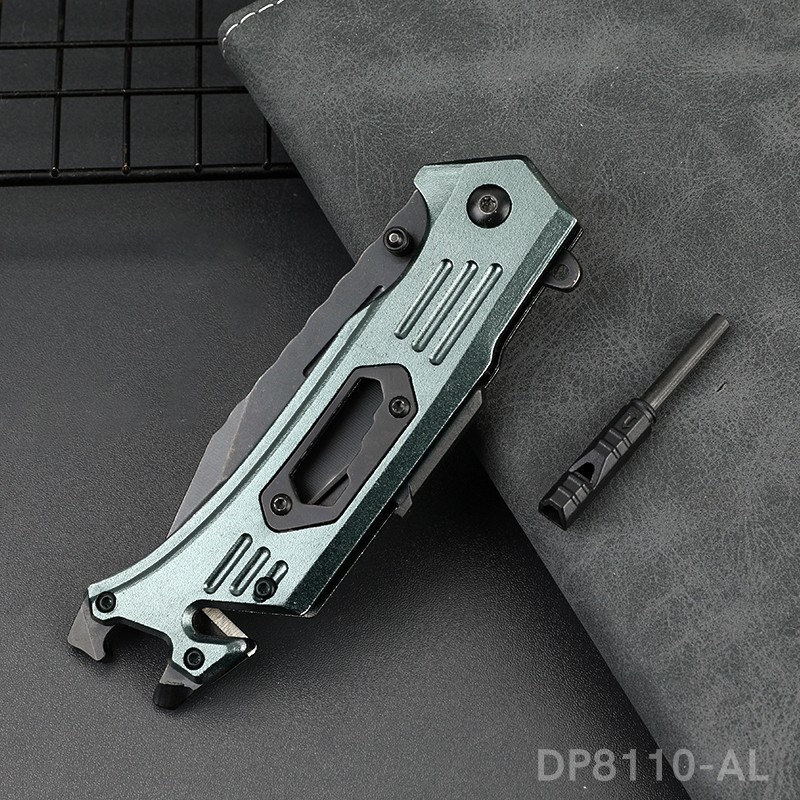 4.5″ EDC Pocket Knife Multi-tool with Bottle Opener Wrench Rope Cutter Outdoor
