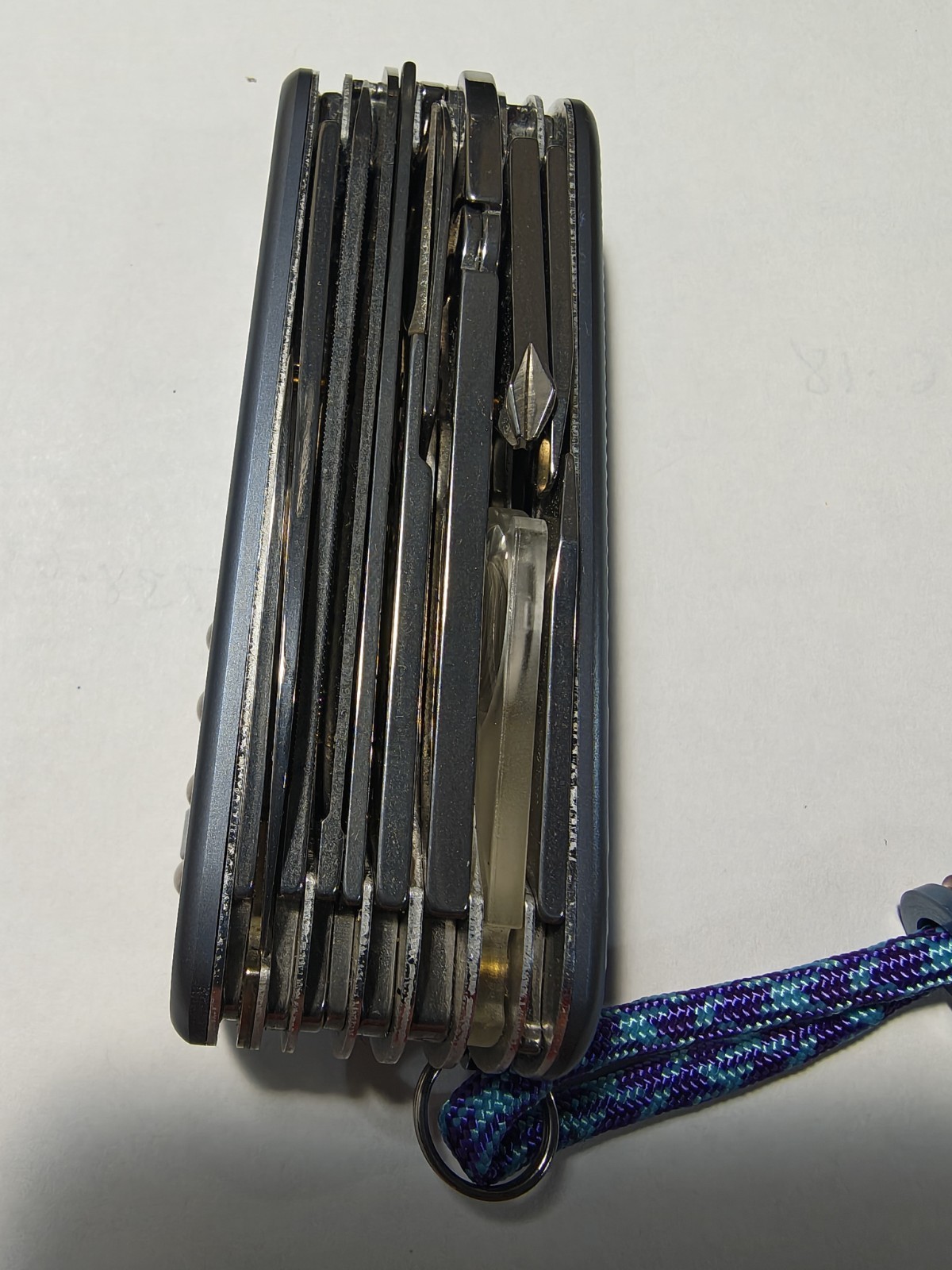 Victorinox Titanium Swiss Champ W/ EDC Pouch I5T Eoc Fisher Bullet Pen