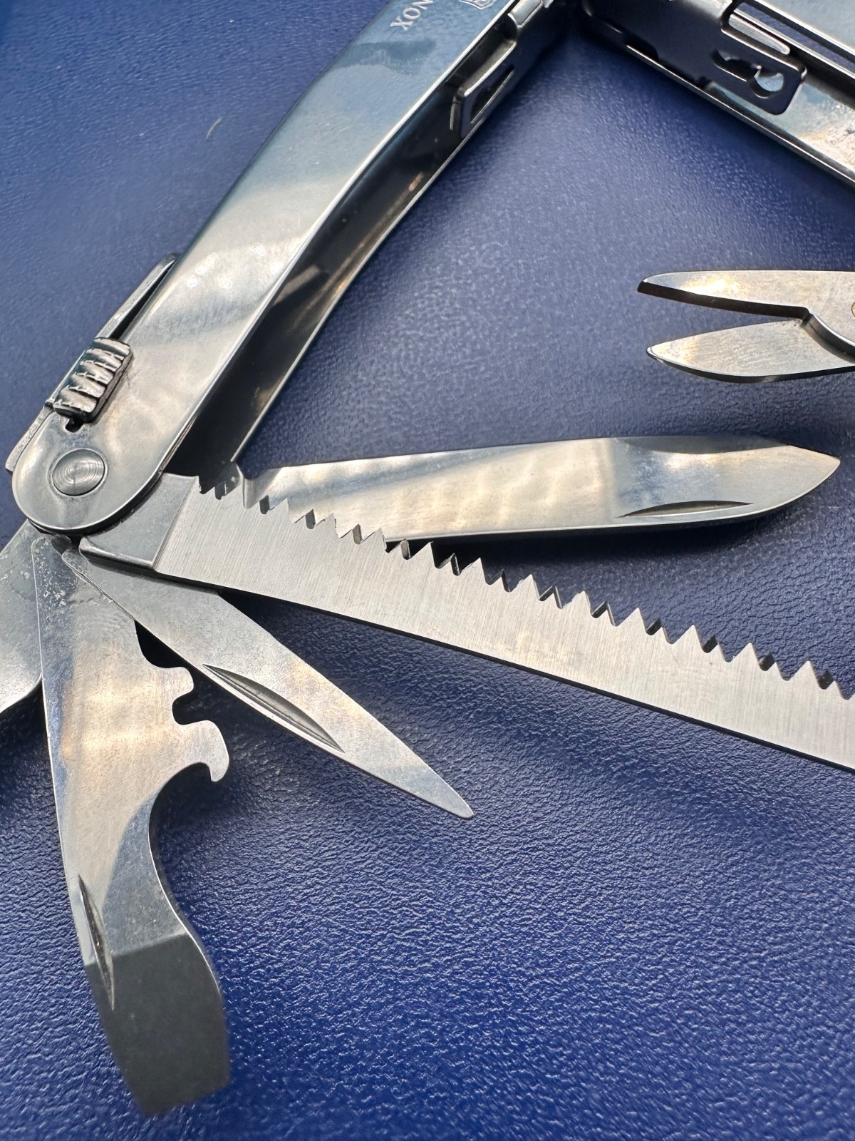 Victorinox Swiss Tool Spirit MX Multitool , Leder Etui , vintage