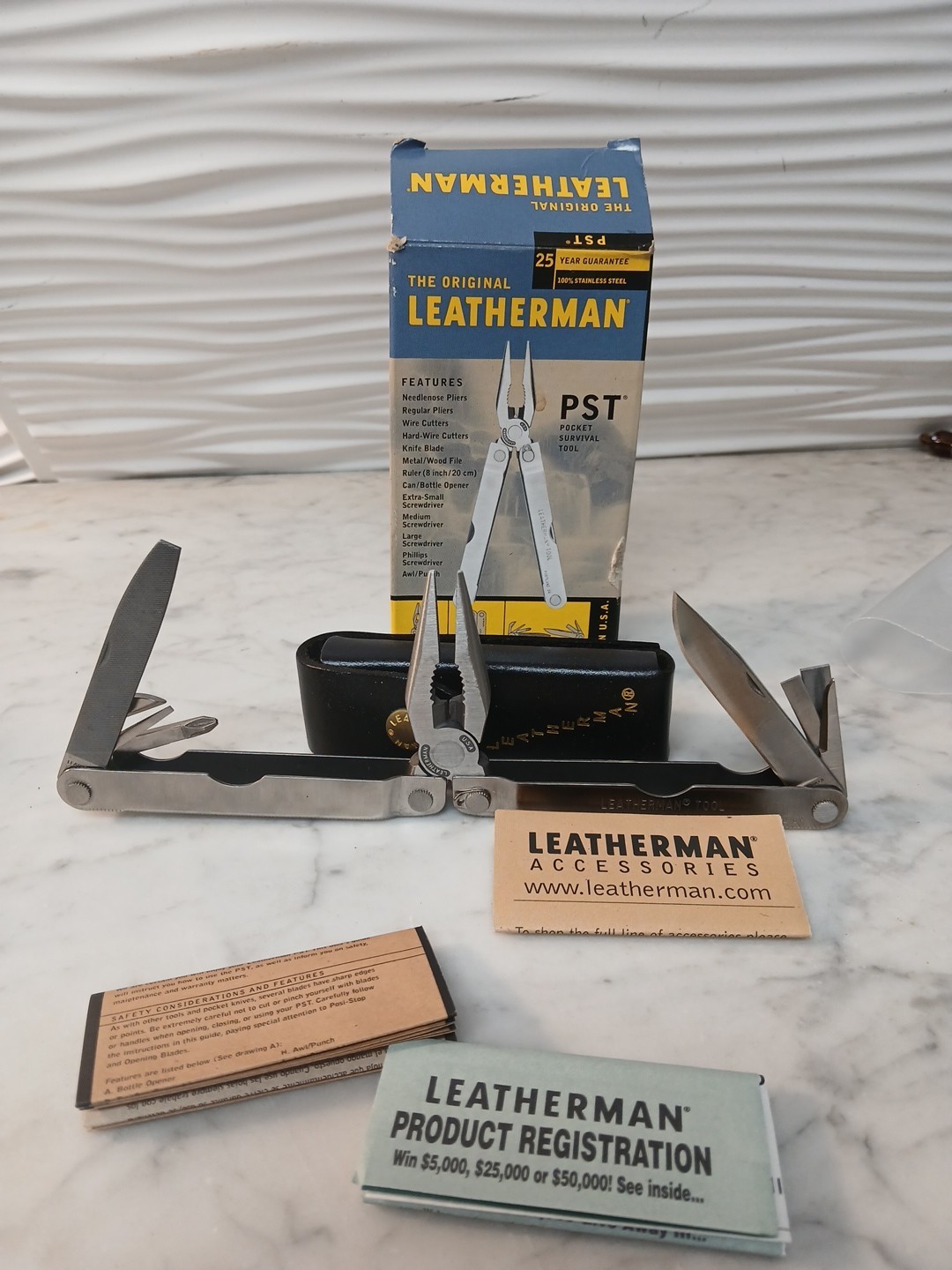 Vintage The Original Leatherman PST Pocket Survival Tool NOS USA Portland