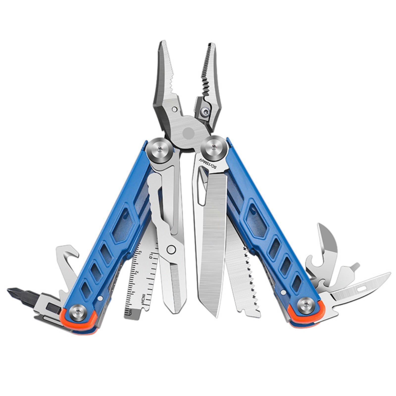 Outdoor Camping Hiking Stainless Steel Folding Multi Tool EDC Pliers