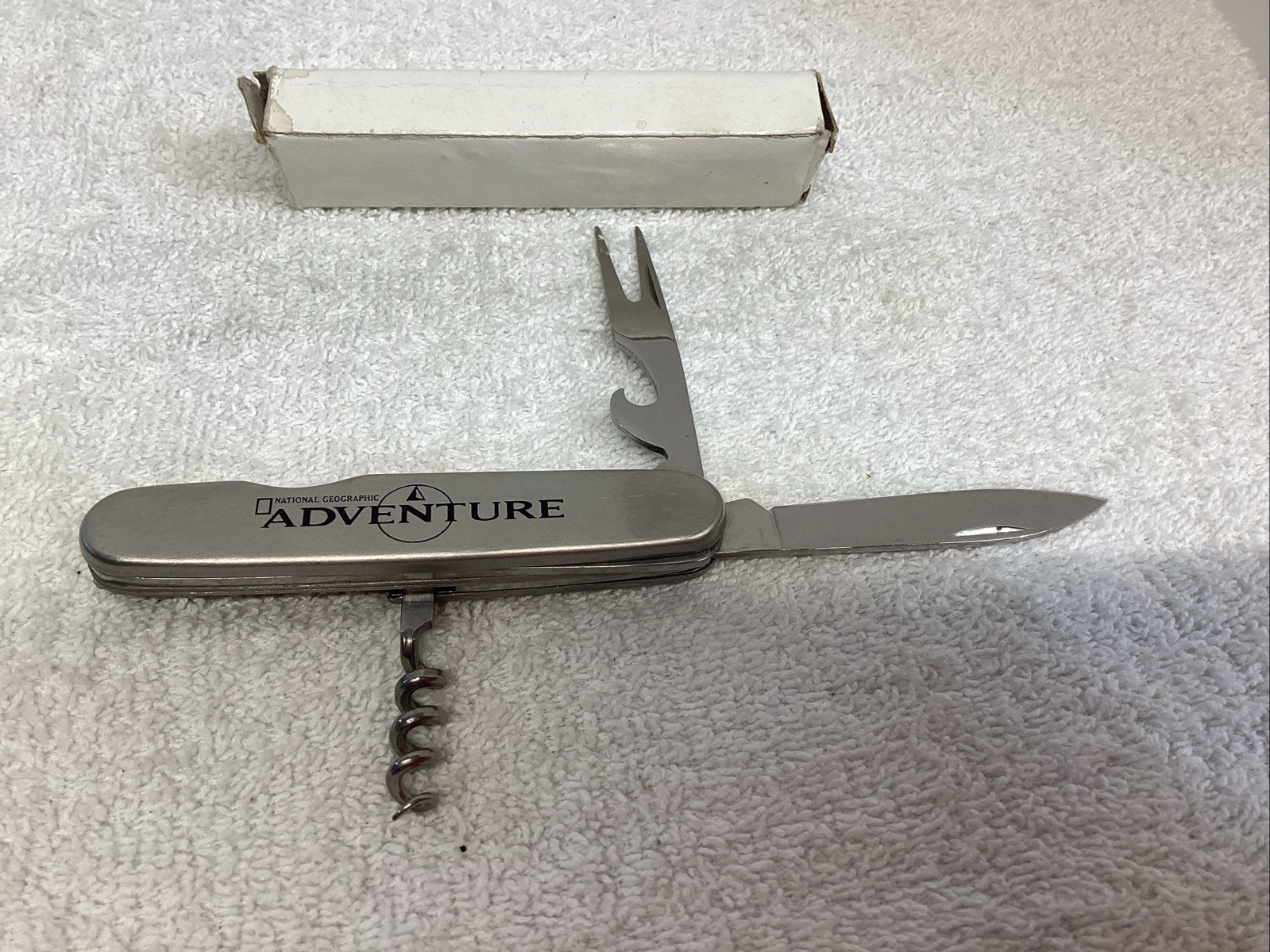 National Geographic Adventure Folding Knife Breakaway Multi-Tool