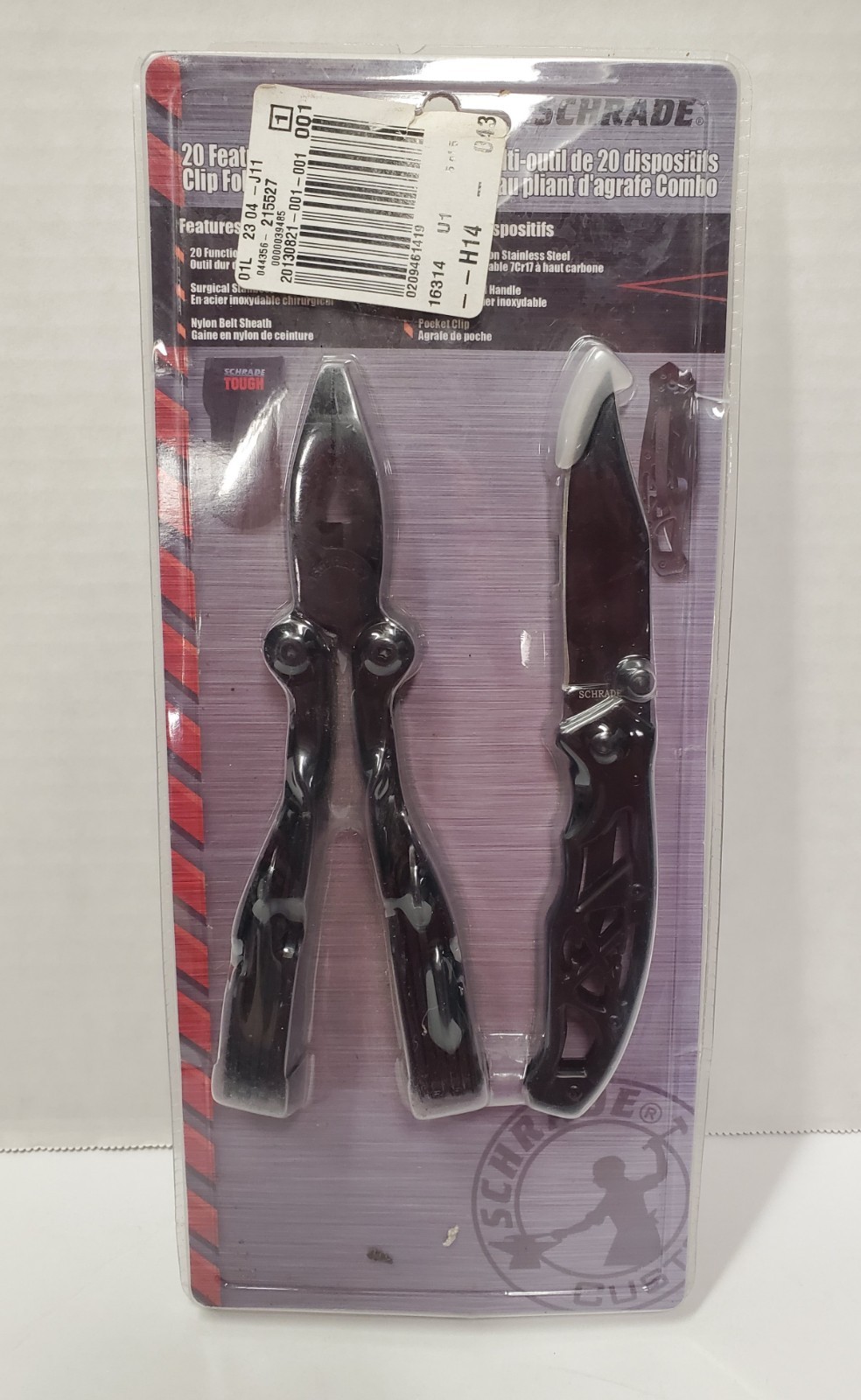 Schrade Tough Combo Multi-Tool&Knife Set●Brand New In Package●Dated 2010●W/Pouch