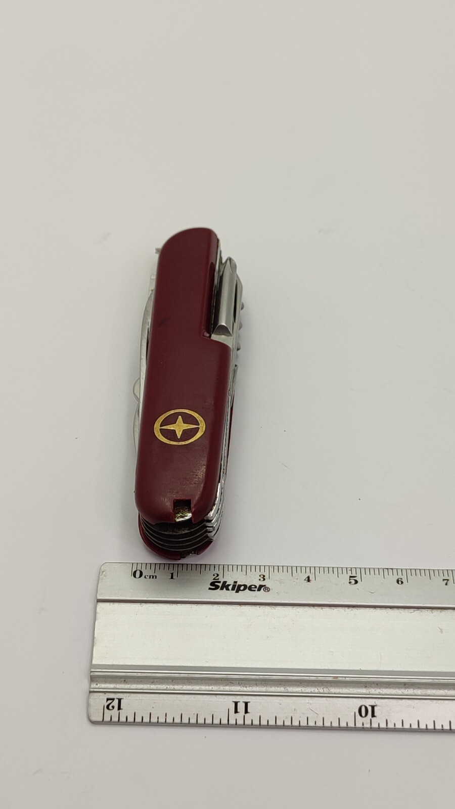 Pocket Knife Diamond Multi-Tool Superior Purpose Red Utility Army Vintage Rarity