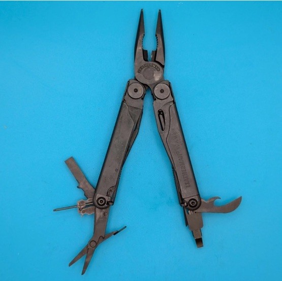 Leatherman Wave Plus + Multi-Tool! BLACK OXIDE! WITH SHEATH! Great Condition