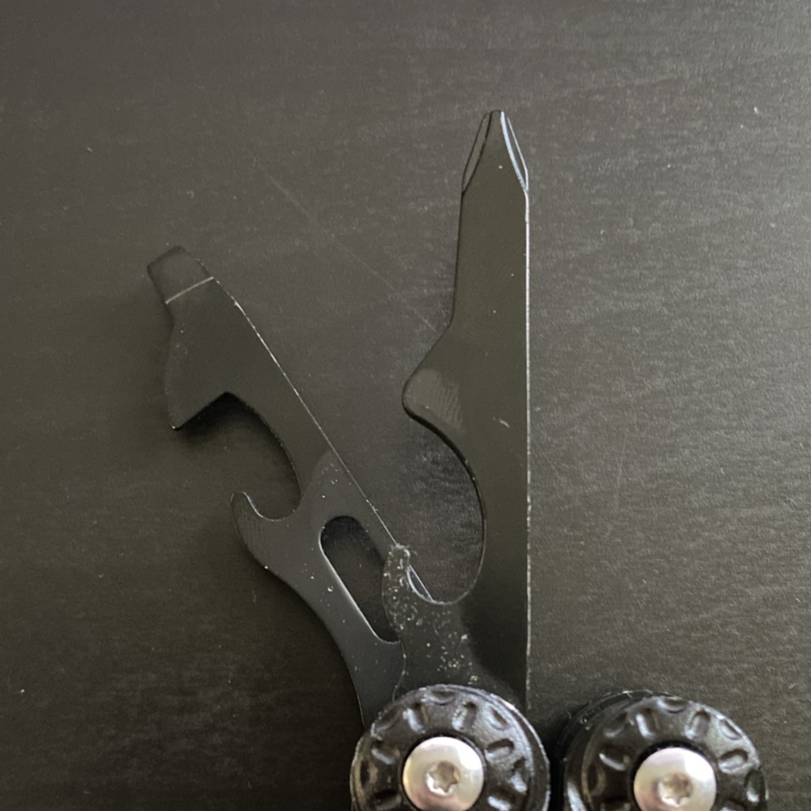 TG Black Multi-Tool 4-Inch 10 in 1 Pliers Pocket Knife Weather-Resistant Finish