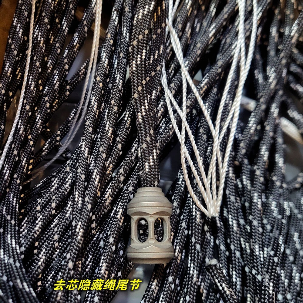 Titanium Alloy Bead or Imported PEI Parachute Cord Lanyard DIY Bead EDC Beads