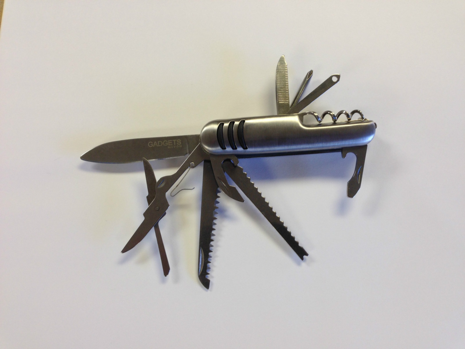 Pocket Knife, 11-Piece Stainless Steel Utility Pocket Knife, New