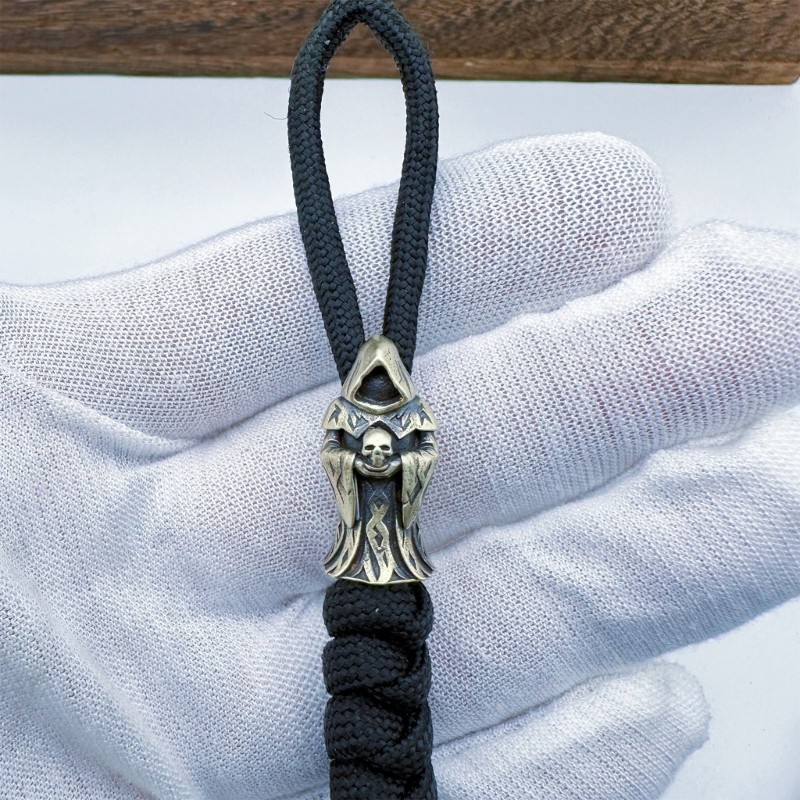 Light Weight Undead Shape Lanyard Bead Fashion Metal Parachute Cord Bead