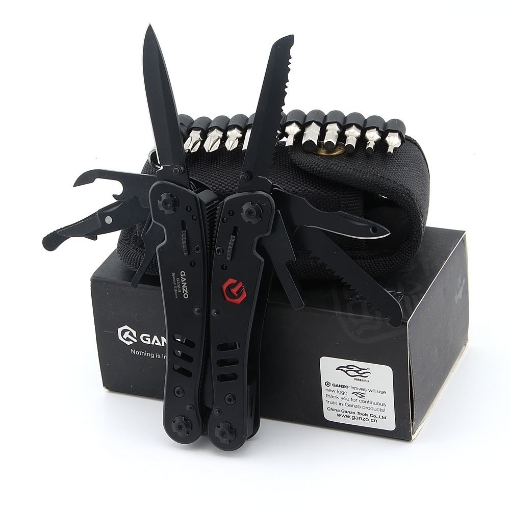 Multi Tool Multifunctional Plier Folding Knife Screwdriver 26 in 1 Portable E…