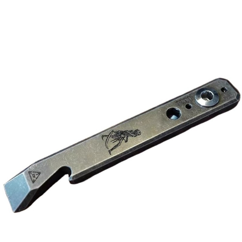 High Hardness S290 Steel EDC Multi Tool Compact Pry Bar（Back clip）- Customized
