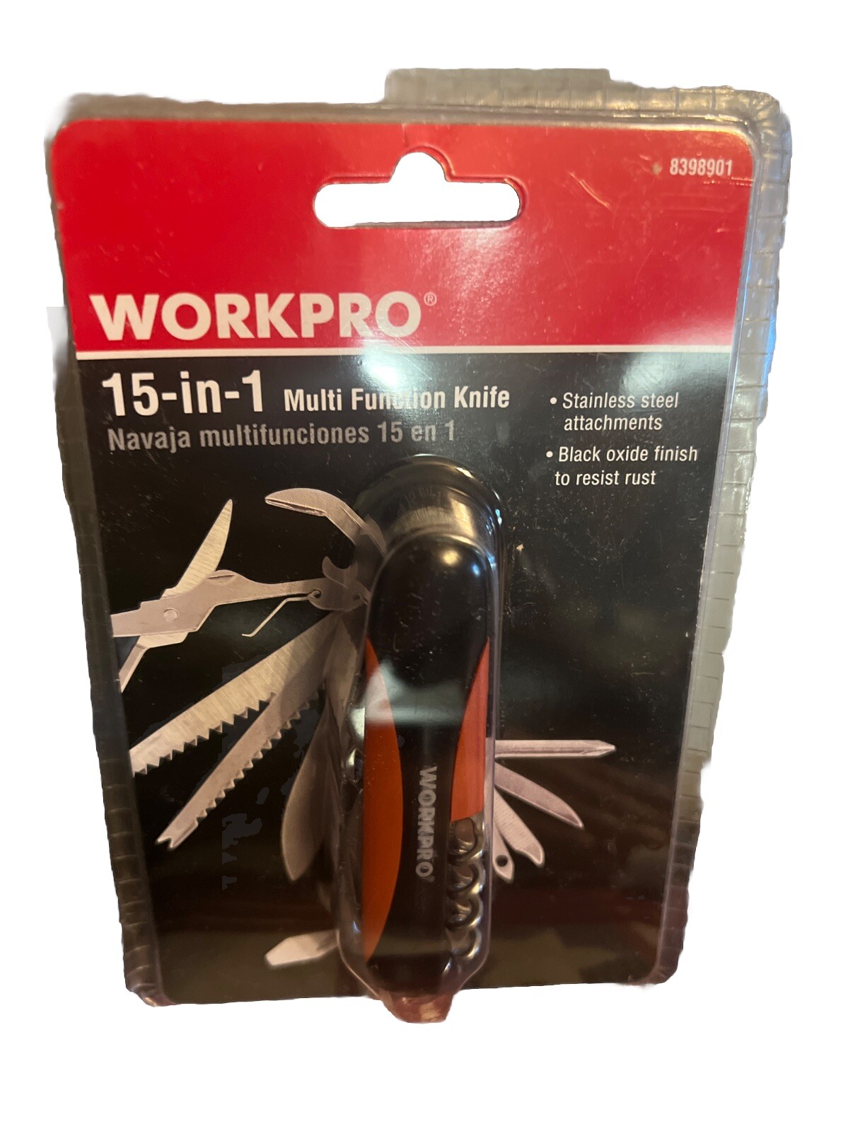 Workpro 15-in-1 Multi Function Pocket Knife 8398901