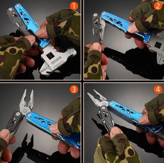 Best Gift Ultimate 18 in 1 Hammer Multitool–for Camping fixing screwdrivers saw