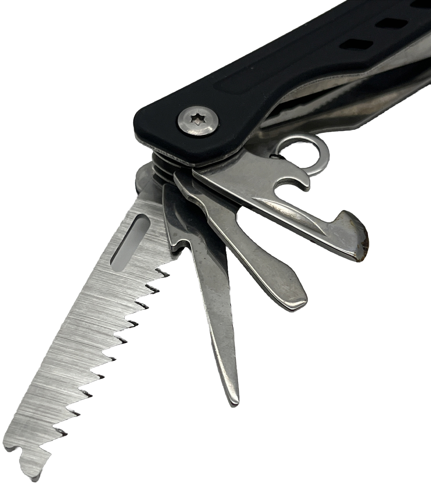 Ozark Trail Multi-Tool Pocket Knife Piers Saw Screwdriver W/Shealth Camping