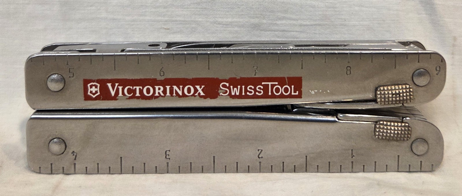 Victorinox SwissTool Swiss Army Knife Multi Tool Pliers, Ruler, Knife + used