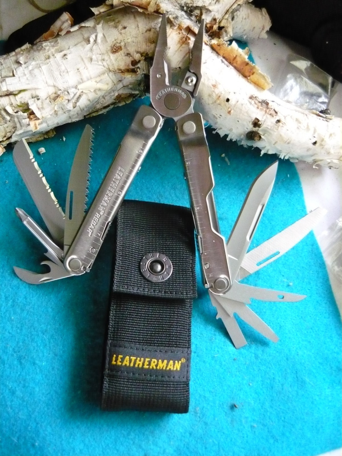 Leatherman Rebar Multi-Tool With Sheath Stainless 17 Tools Multi Tool NEW 831547