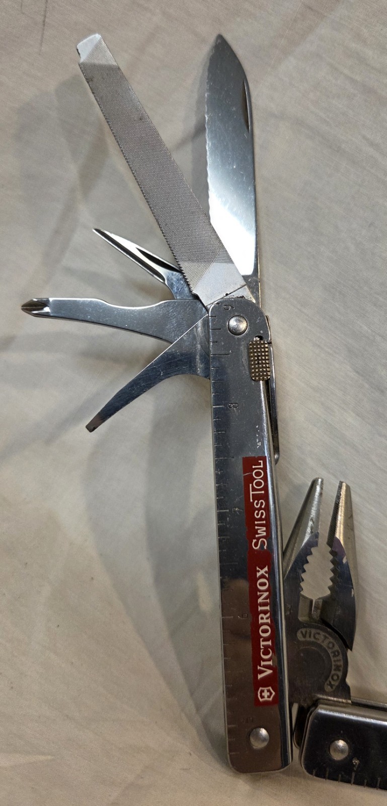 Victorinox SwissTool Swiss Army Knife Multi Tool Pliers, Ruler, Knife + used