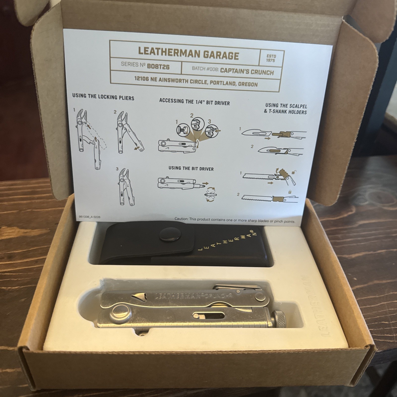 Leatherman Garage Batch #008 Captain’s Crunch