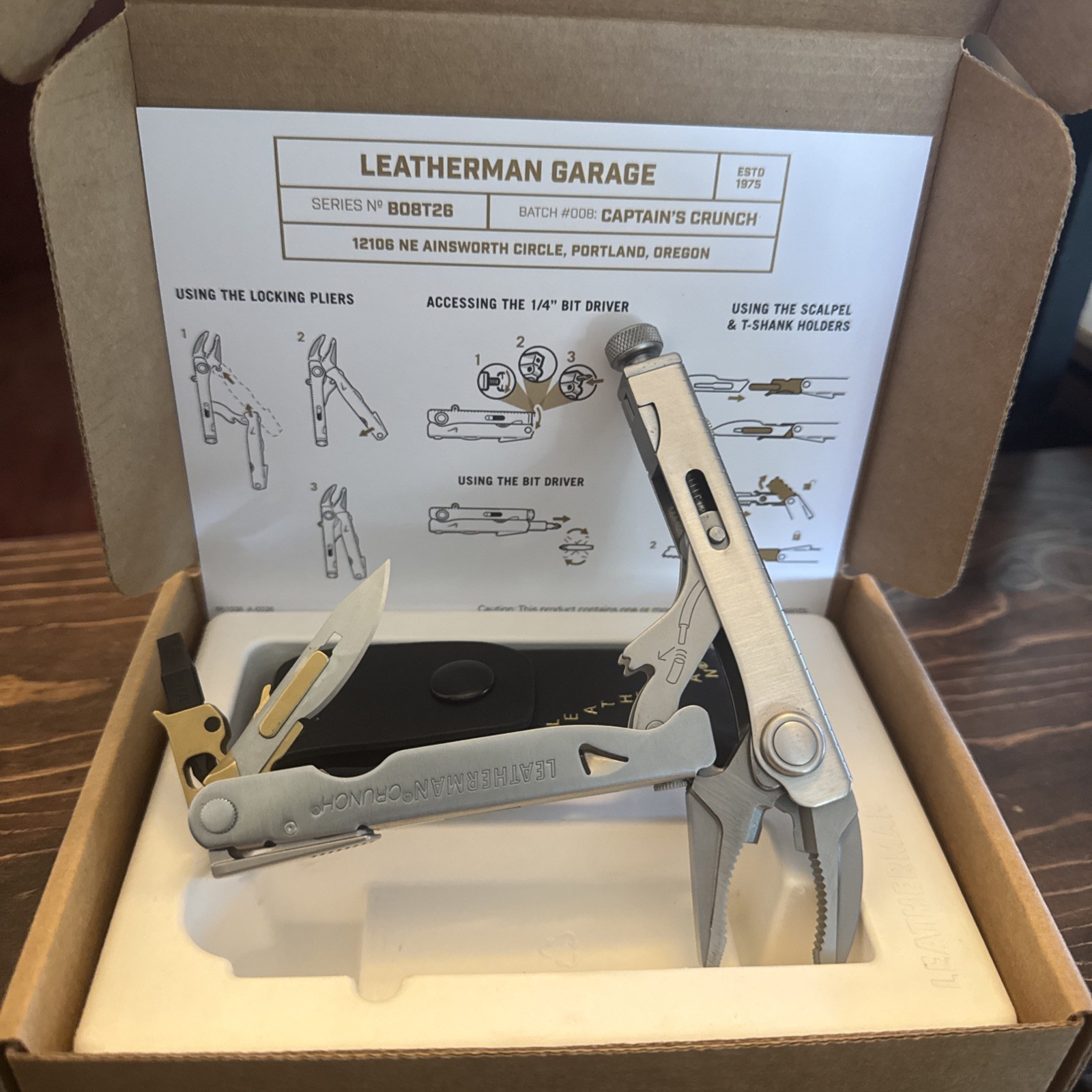 Leatherman Garage Batch #008 Captain’s Crunch
