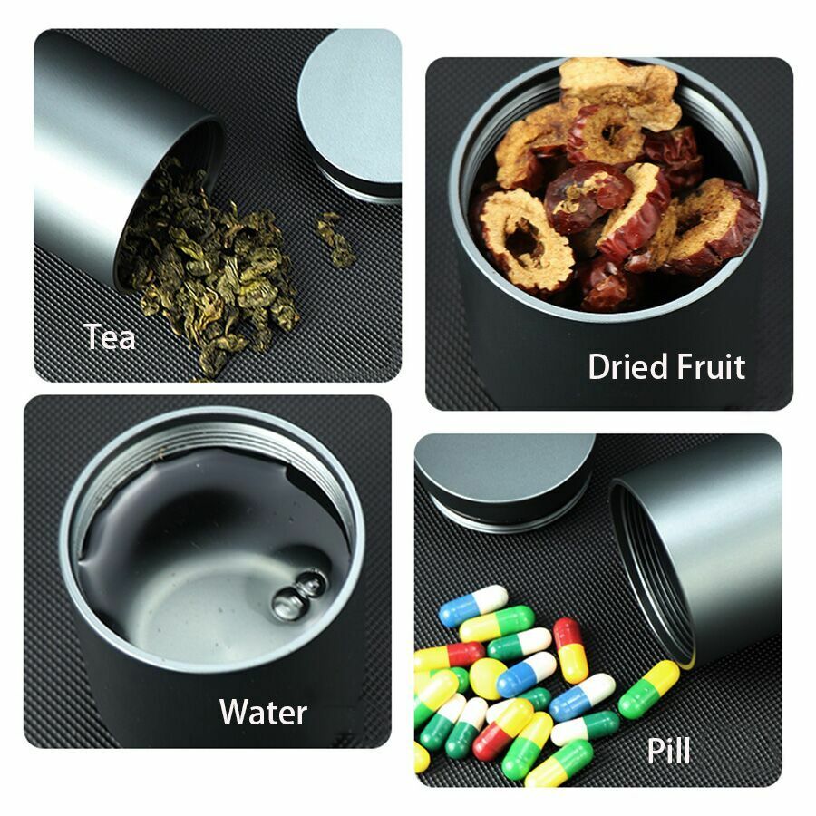 Aluminum Alloy Dust-proof Waterproof Metal Jewelry Storage Tea outdoor EDC Box