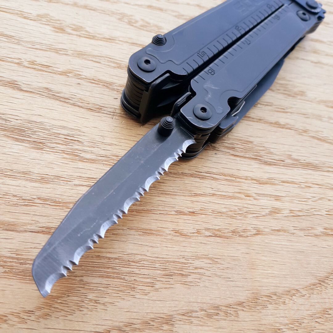 SOG PowerAccess Assist Black Awl Openers Drivers Blades Wire Cutter / Crimper
