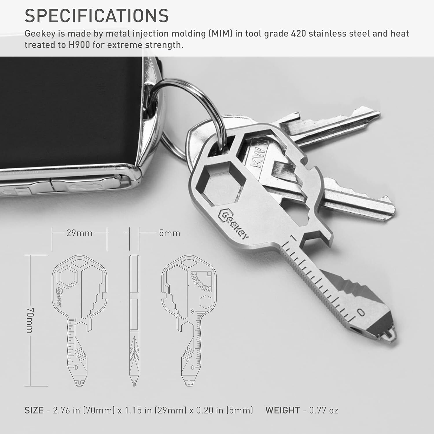 Multiherramienta | Herramienta De Bolsillo Original Con Forma De Llave De Ac…