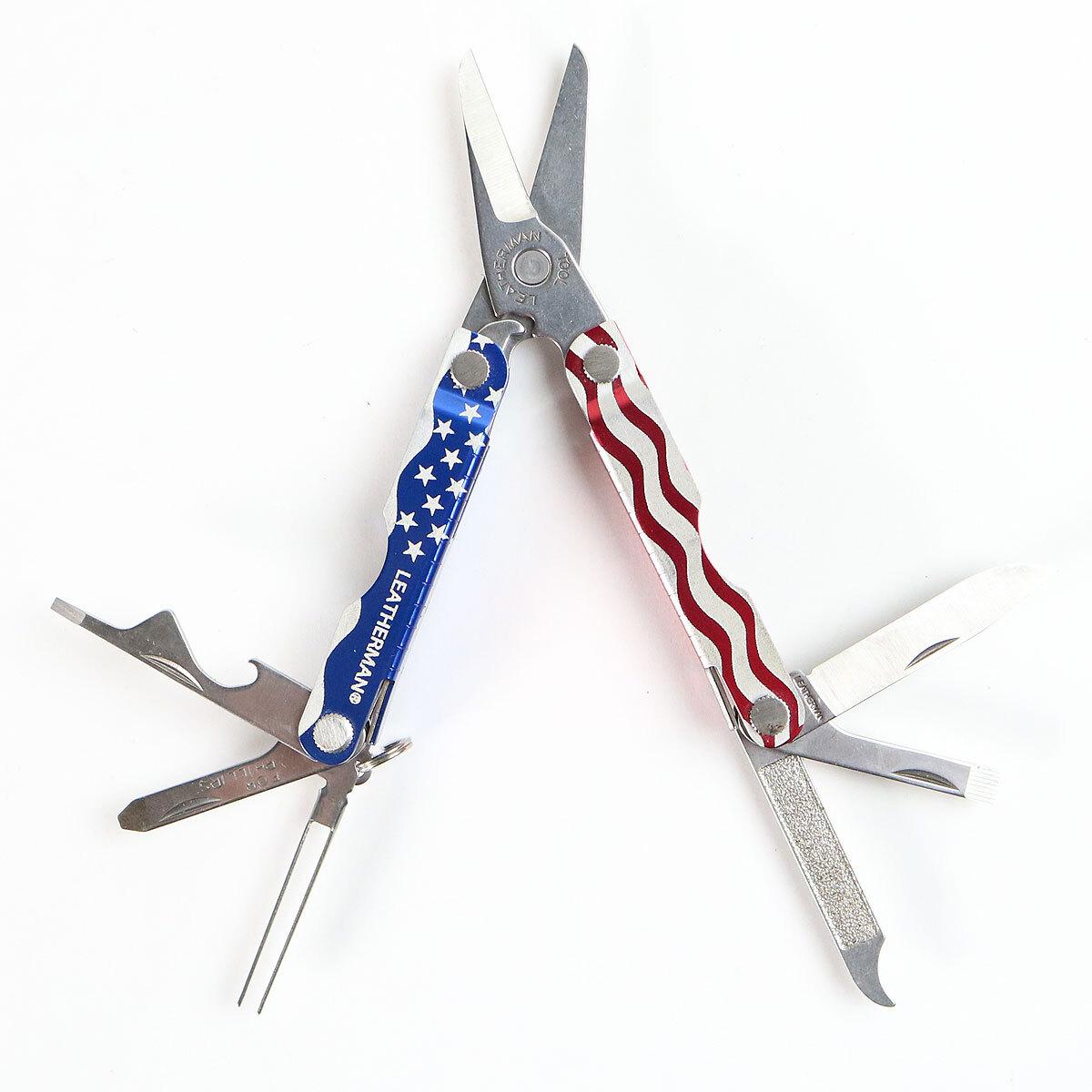 Leatherman Micra 2009 Limited Edition Red White & Blue Multi Tool Scissors & Box